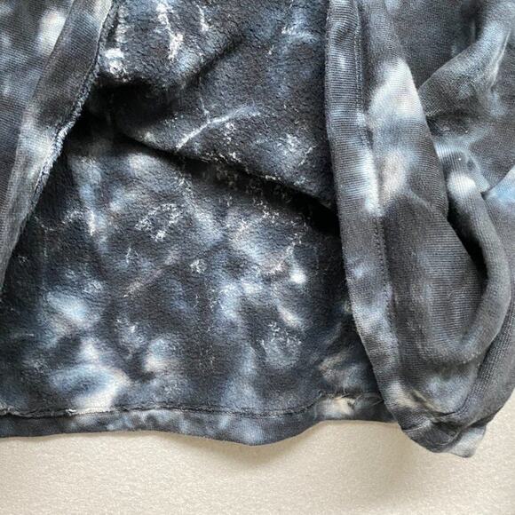 Wasted Paris Hoodie Womens Medium Black Tie Dye Cropped - Picture 7 of 15